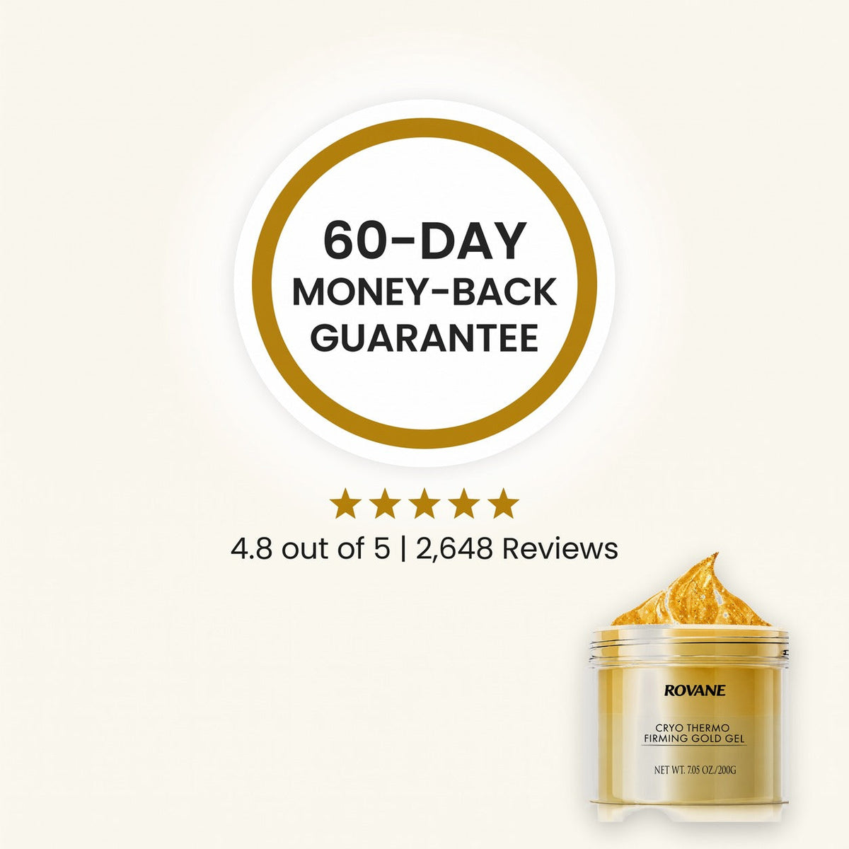 ROVANE Cryo Thermo Firming Gold Gel